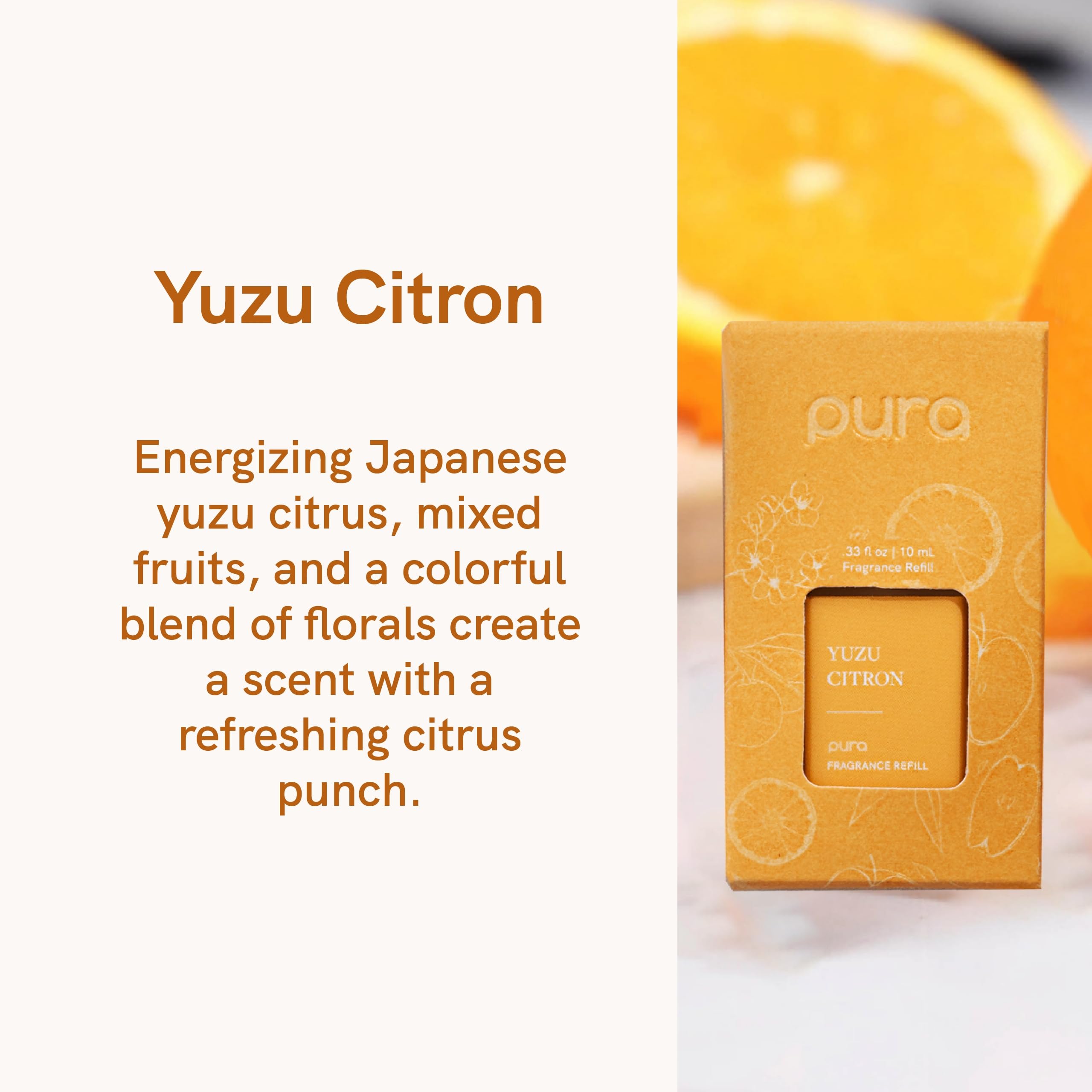 Pura - Fragrance for Smart Home Air Diffusers - Room Freshener - 6 Pack - Linens & Surf, Lavender Fields, Yuzu Citron - Image 3