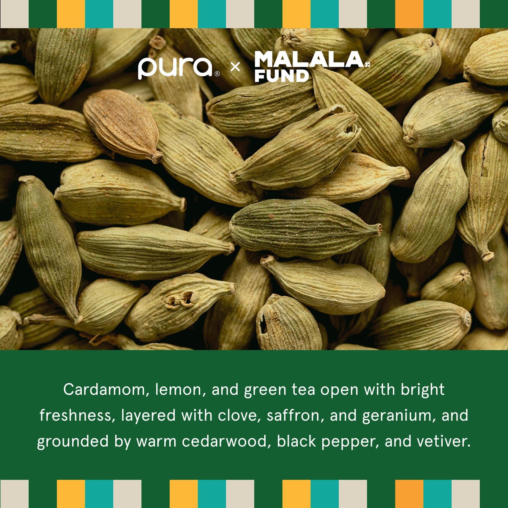 Pura & Malala Home Scent Refill - Smart Home Air Diffuser - Hours of Luxury Fragrance per Refill - Clean & Safe Pura Diffuser Refills - Tanzania: Heart on Fire (2 Pack) - Image 4