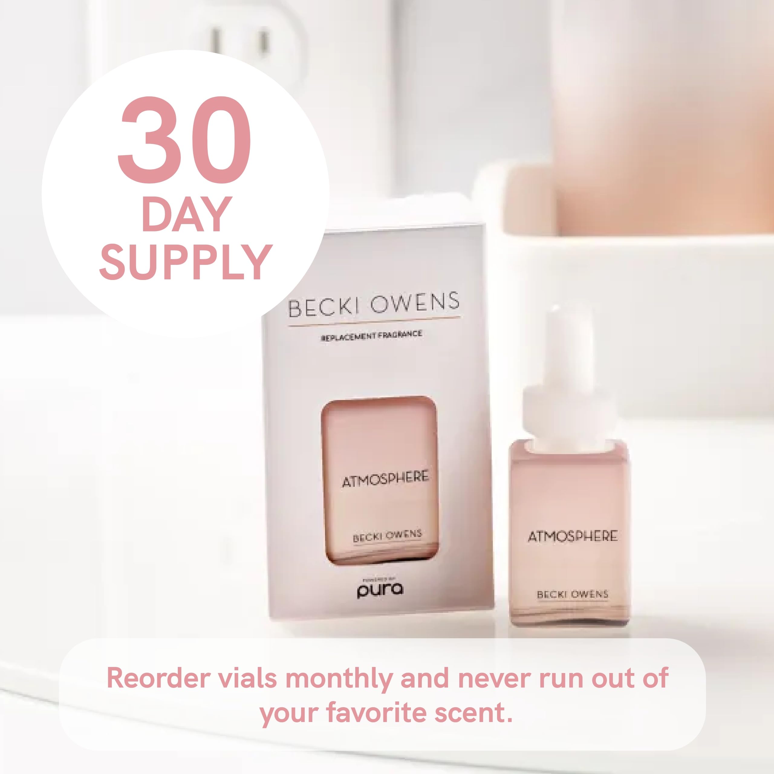 Pura Smart Fragrance Bundle - Pura & Becki Owens - Fragrance for Smart Home Air Diffuser - Room Freshener - Includes Linens & Surf & Atmosphere - Image 9