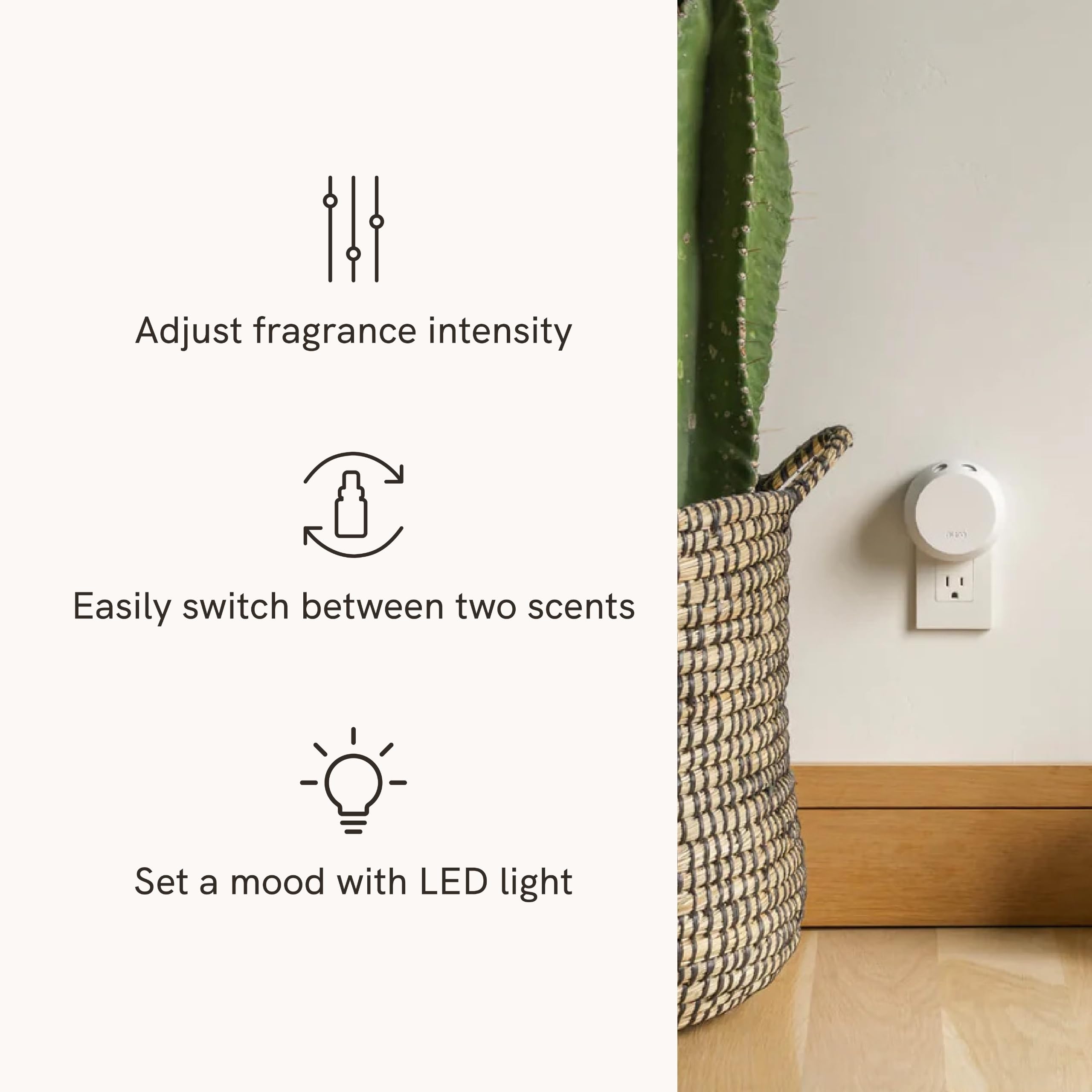 Pura Smart Home Fragrance Device Starter Set - Pura 4 - Scent Diffuser for Home - Includes Fragrance Aroma Diffuser - Square Box, Beach Cottage and Hawaii Scent Refills - Image 3