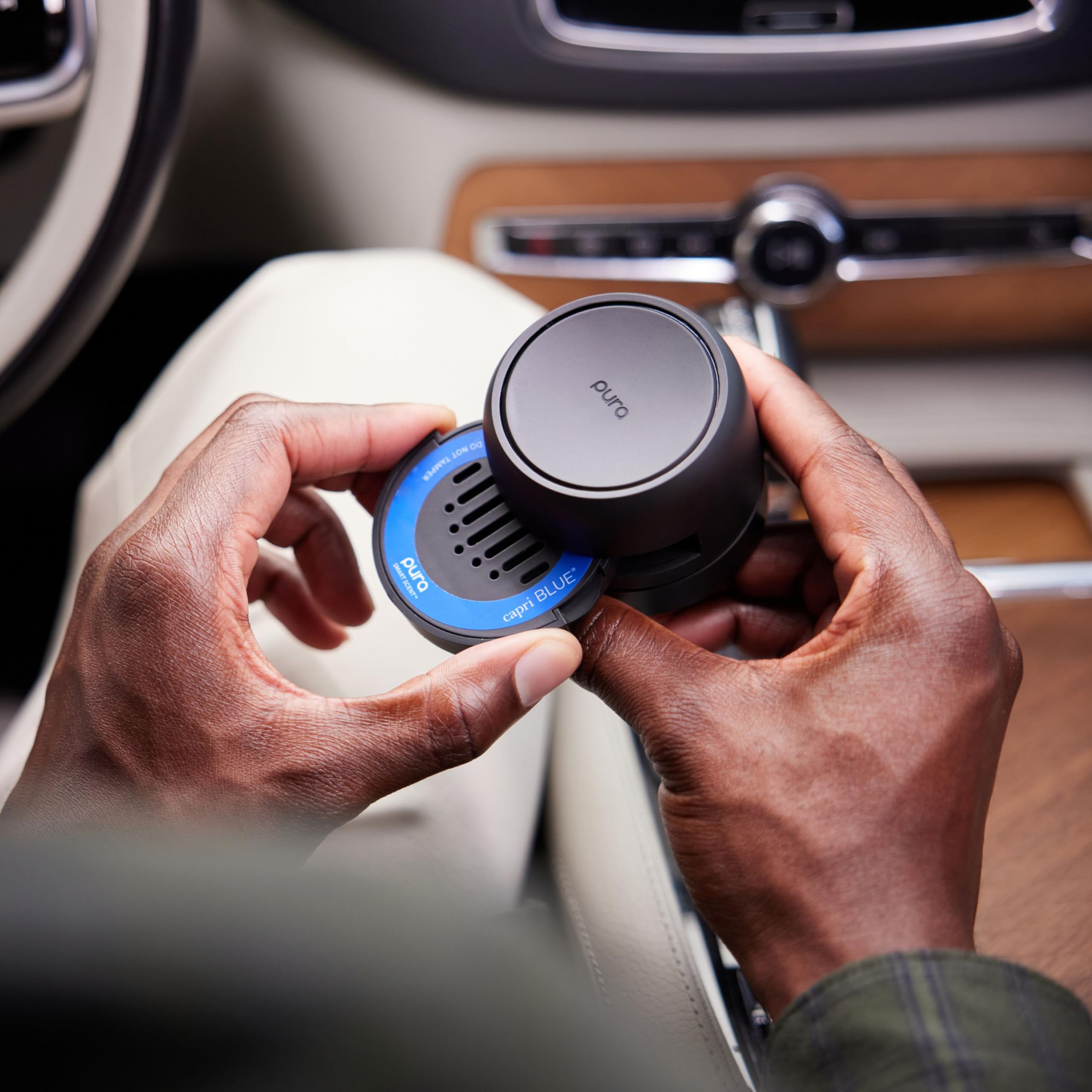 Pura & Studio McGee - Fragrance for Car Diffuser - Clean & Safe Luxury Scent Refill - Long-Lasting for 30 Days of Aroma - Must-Have Accessory - Santal Vanilla - Image 9