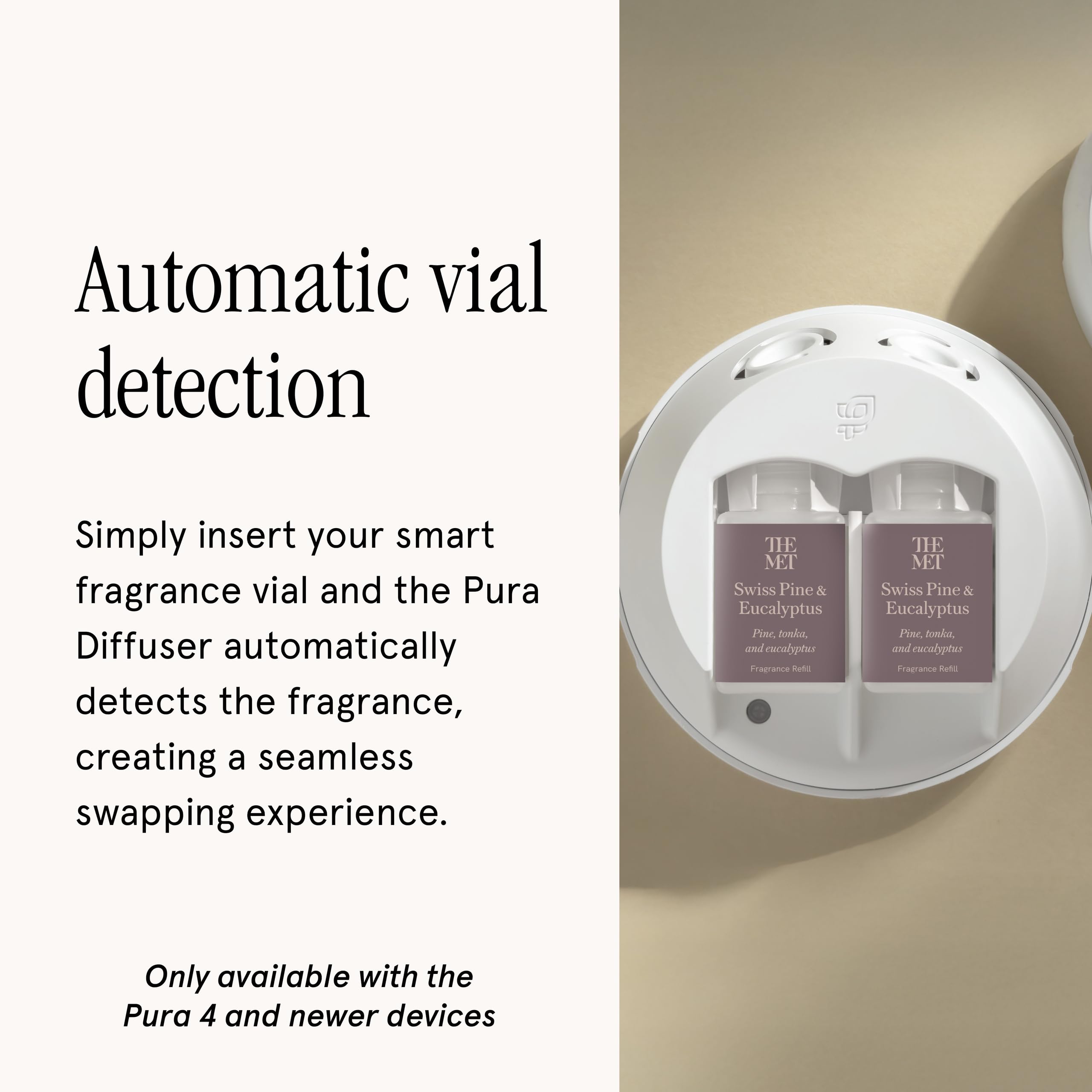 Pura & The Met Home Scent Refill - Smart Home Air Diffuser Fragrance - Provides Hours of Luxury Fragrance - Household Essential - Clean & Safe Diffuser - Single Refill, Swiss Pine & Eucalyptus - Image 5